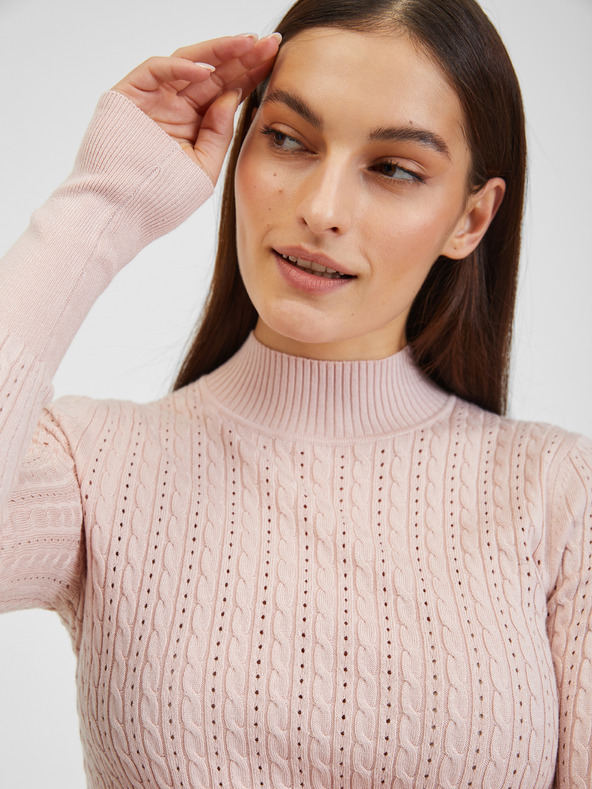 Orsay Svijetlo ružičasti ženski pulover ORSAY