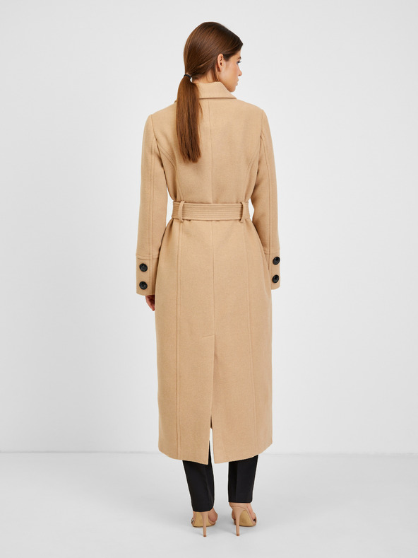 Orsay Bež ženski zimski kaput s primjesom vune ORSAY