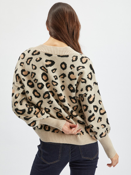 Orsay Bež ženski pulover s uzorkom ORSAY