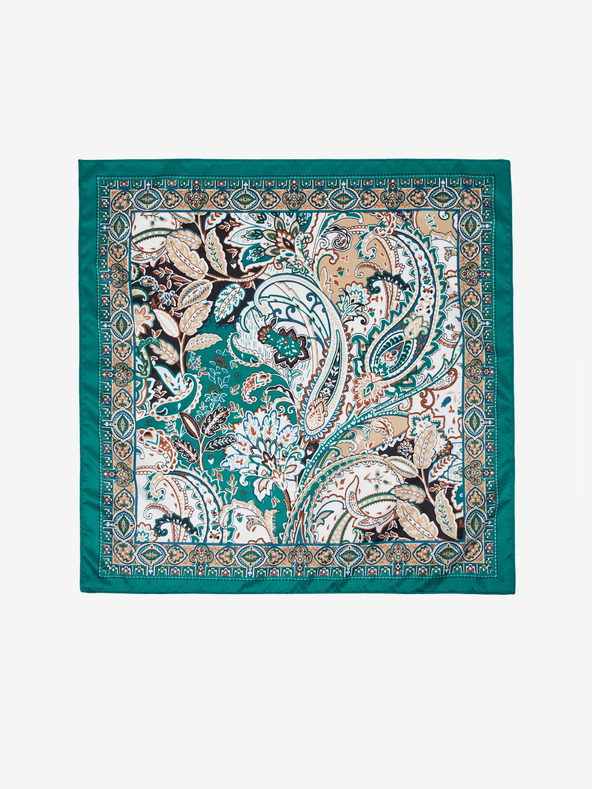 Orsay Petrol zeleni žarski svileni šal ORSAY