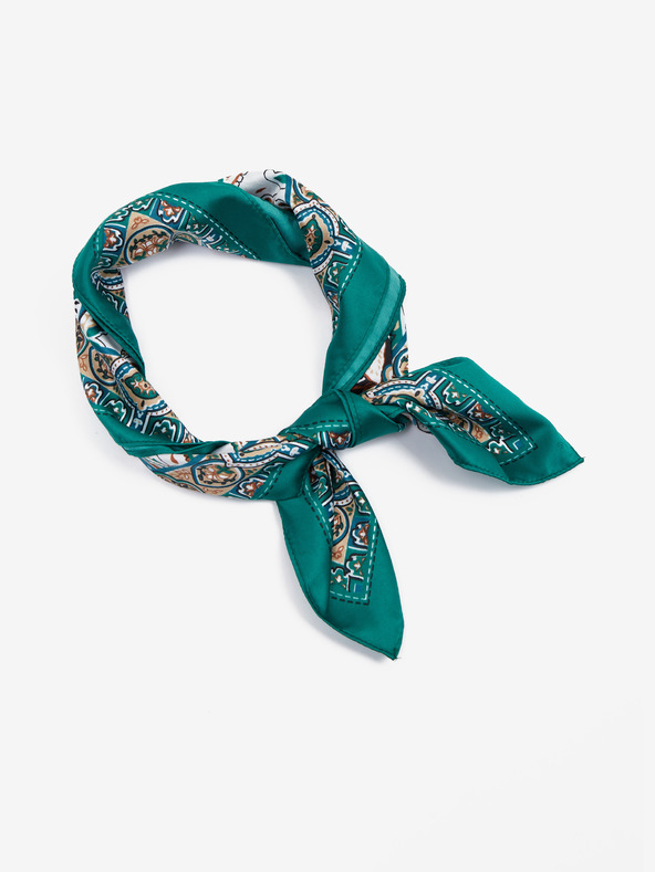 Orsay Petrol zeleni žarski svileni šal ORSAY