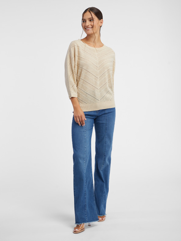 Orsay Bež ženski pulover s uzorkom ORSAY