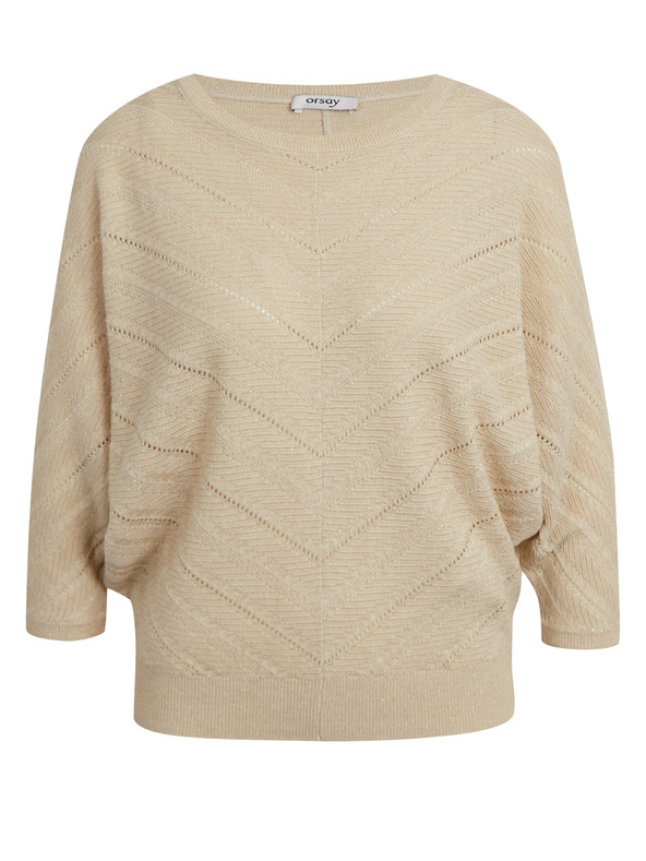 Orsay Bež ženski pulover s uzorkom ORSAY