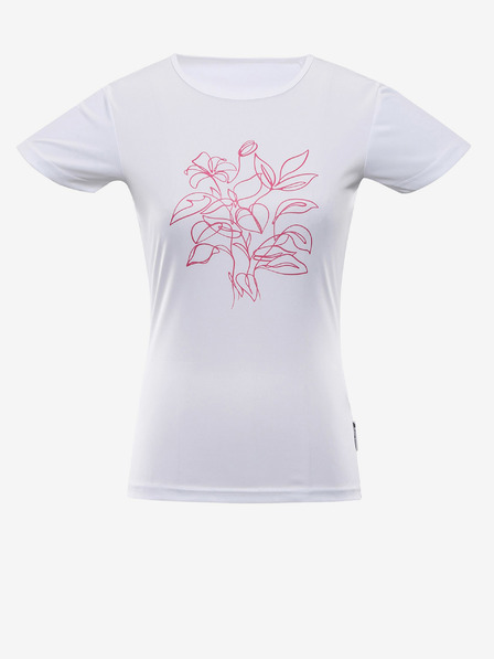 ALPINE PRO Bijela ženska majica ALPINE PRO QUATRA