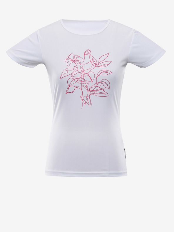 ALPINE PRO Bijela ženska majica ALPINE PRO QUATRA