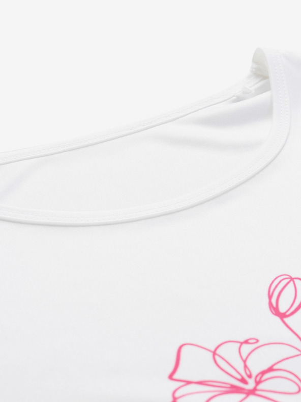 ALPINE PRO Bijela ženska majica ALPINE PRO QUATRA