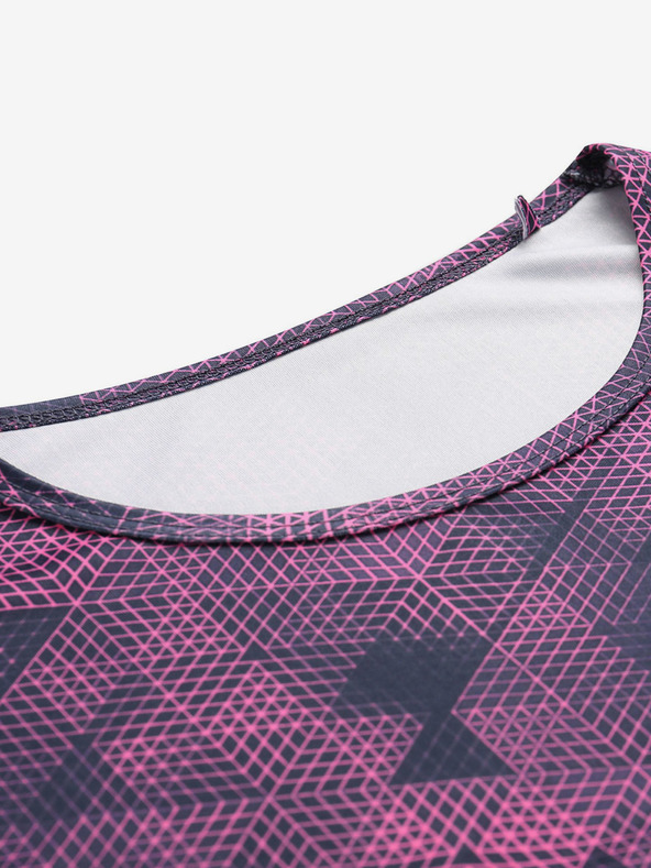 ALPINE PRO Ljubičasto-roza ženska majica ALPINE PRO QUATRA