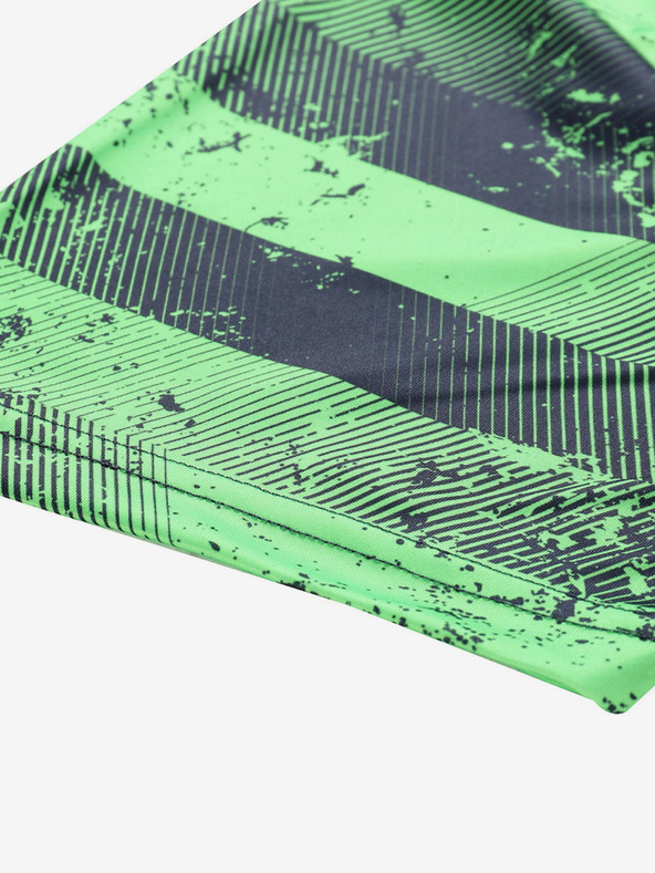 ALPINE PRO Zelena muška funkcionalna majica s uzorkom ALPINE PRO QUATR