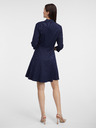 Orsay Tamnoplava ženska haljina na preklop na pruge ORSAY