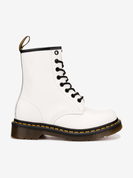 Dr. Martens Bijele ženske kožne gležnjače Dr. Martens 1460