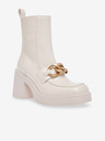 Steve Madden Steve Madden Blooms krem ​​sjajne gležnjače na petu