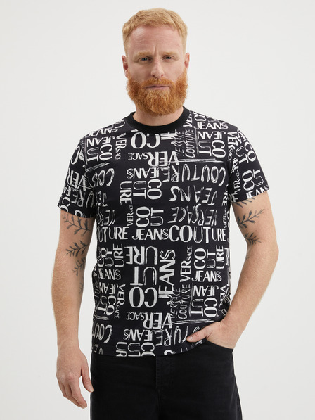 Versace Jeans Couture Versace Jeans Couture crna muška majica s uzorkom