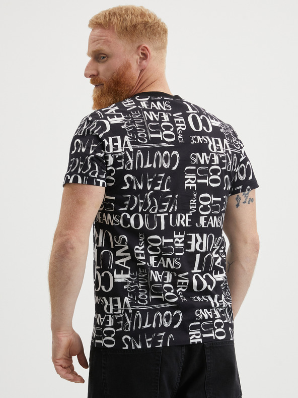 Versace Jeans Couture Versace Jeans Couture crna muška majica s uzorkom