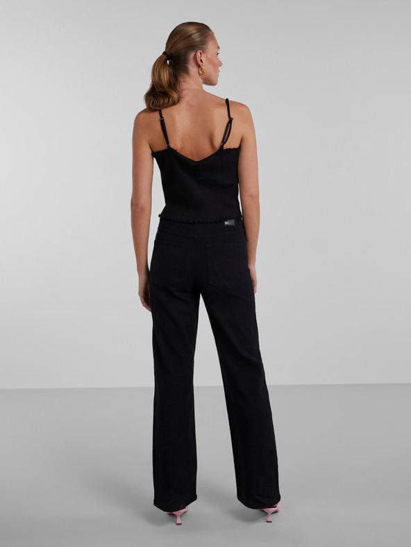 Pieces Crna ženska majica bez rukava Pieces Nukisa