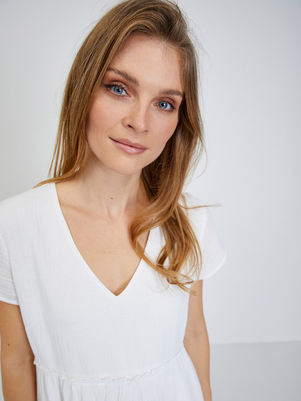 Orsay Bijela osnovna haljina ORSAY