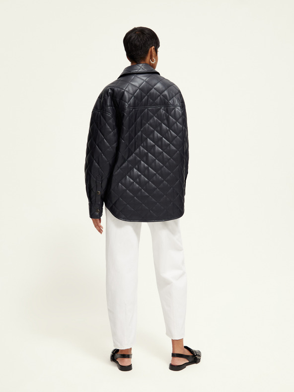 Scotch & Soda Scotch & Soda ženska crna kožna jakna