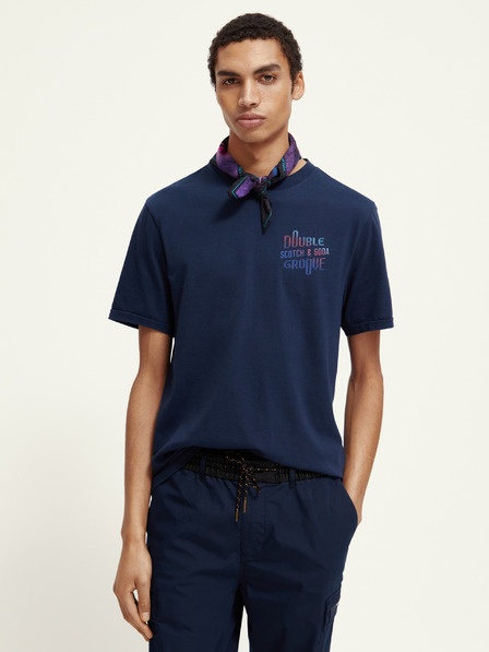 Scotch & Soda Scotch & Soda tamnoplava muška majica
