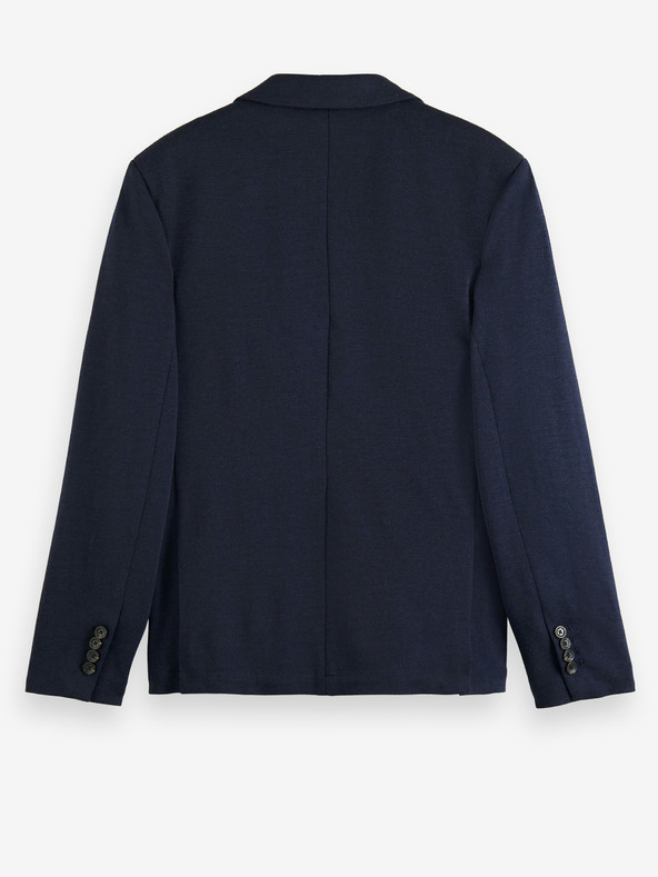 Scotch & Soda Tamnoplava muška jakna od mješavine vune Scotch & Soda Unconstructed