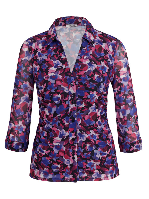 Orsay Ljubičasta ženska cvjetna bluza ORSAY