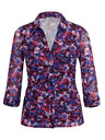 Orsay Ljubičasta ženska cvjetna bluza ORSAY