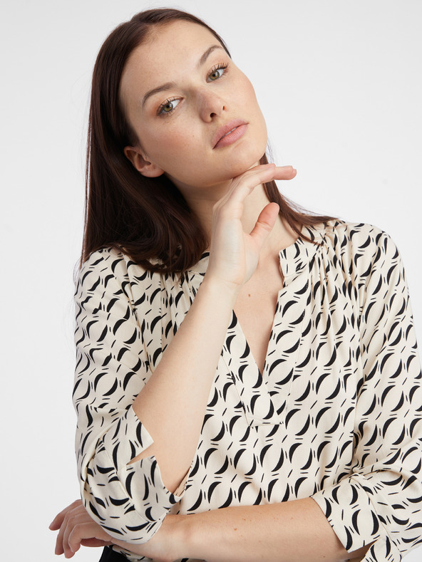 Orsay Bež ženska bluza s uzorkom ORSAY