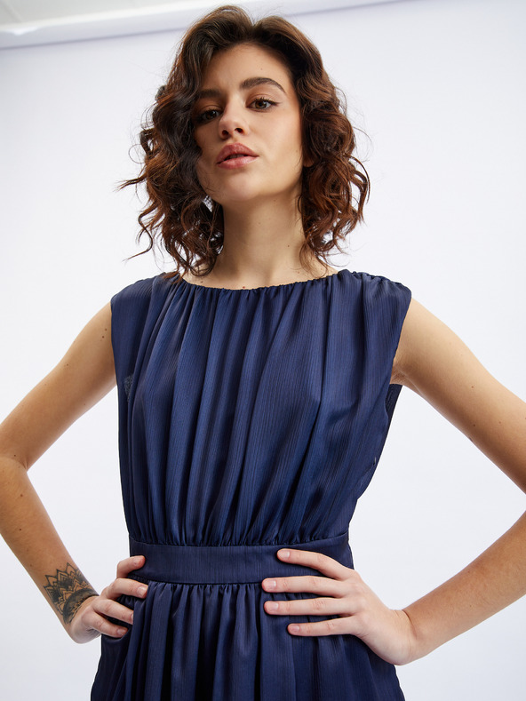 Orsay Tamnoplava ženska haljina cvjetnog uzorka ORSAY