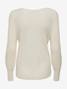 ONLY Krem rebrasti osnovni džemper ONLY Latia