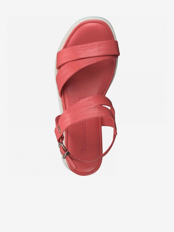 Tamaris Tamaris koraljne ženske kožne sandale