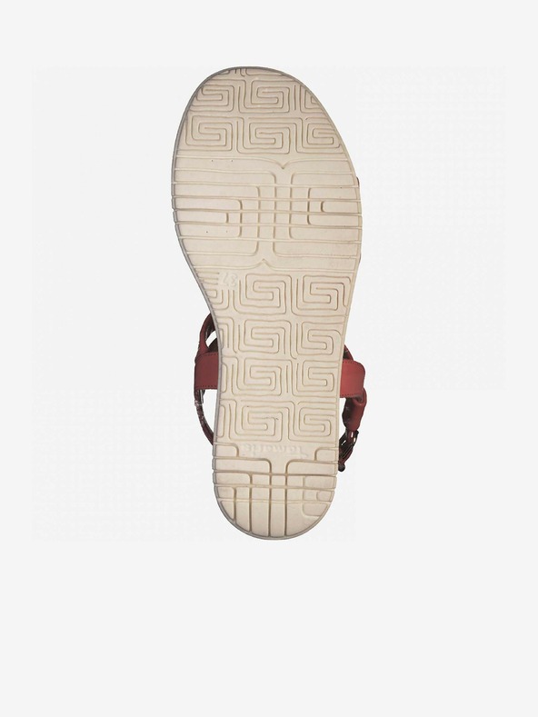 Tamaris Tamaris koraljne ženske kožne sandale