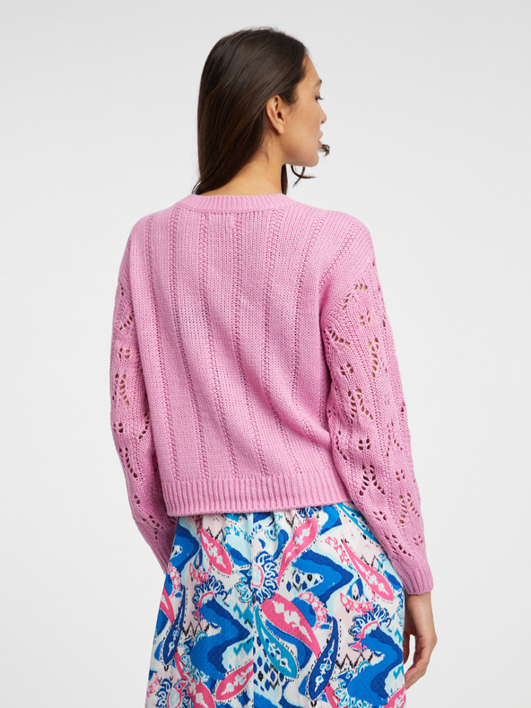 Jacqueline de Yong JDY Judith ružičasti ženski pulover s uzorkom