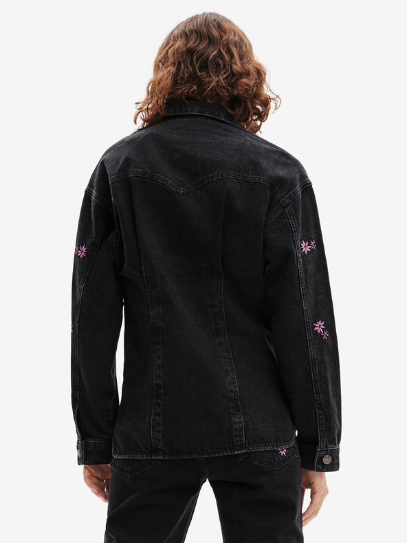 Desigual Crna Desigual Arkansas ženska traper jakna