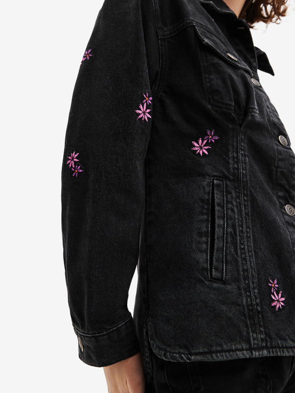 Desigual Crna Desigual Arkansas ženska traper jakna