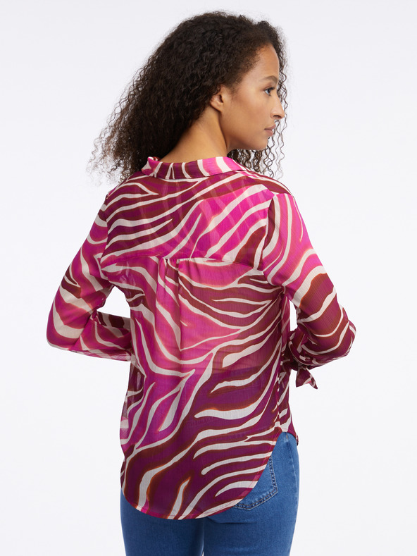 Orsay Rose-wine ženska bluza s uzorkom ORSAY