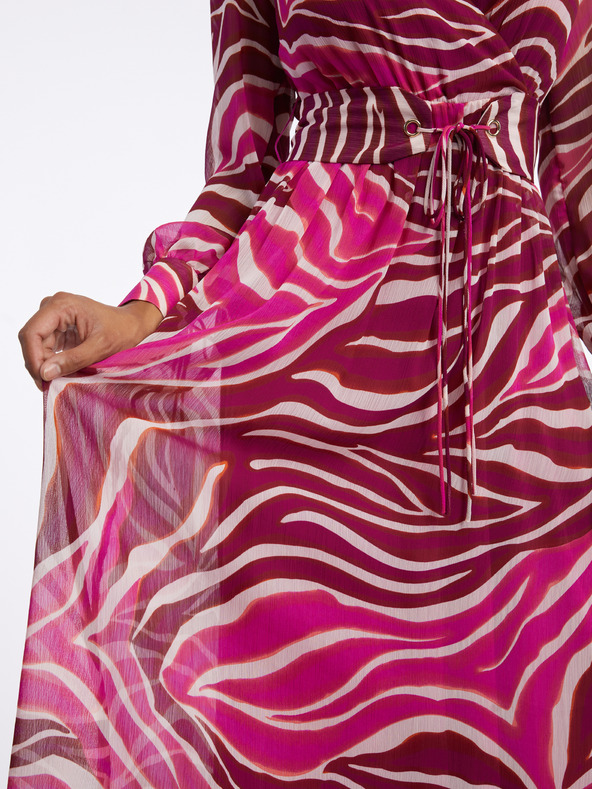 Orsay Vinsko-ružičasta ženska maxi haljina s uzorkom ORSAY