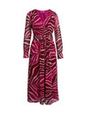 Orsay Vinsko-ružičasta ženska maxi haljina s uzorkom ORSAY