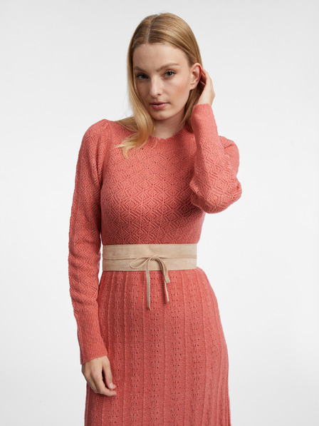 Orsay Bež ženski remen od brušene kože ORSAY