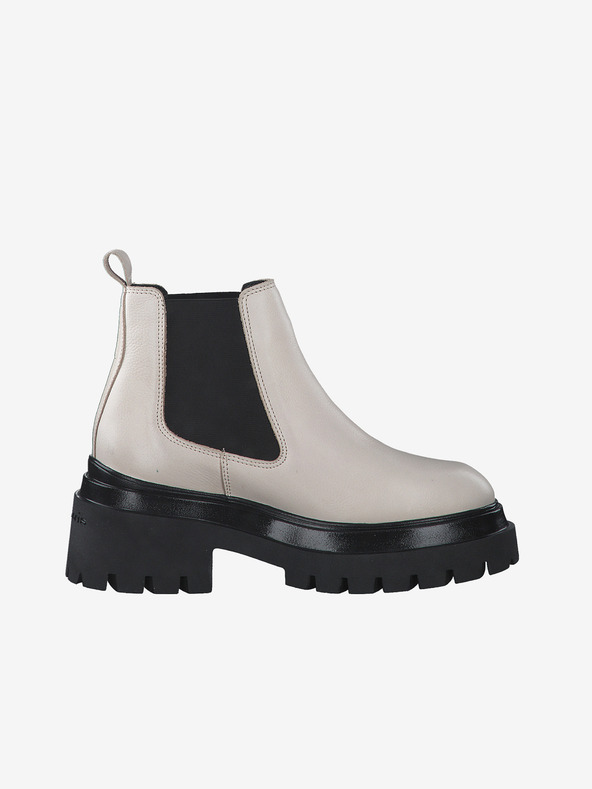 Tamaris Tamaris crno-krem kožne gležnjače