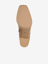 Tamaris Tamaris svijetlosmeđe kožne gležnjače na petu