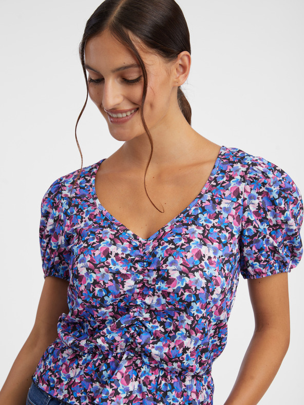 Orsay Ljubičasti ženski cvjetni top ORSAY