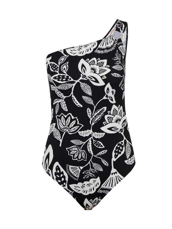 Orsay Bijelo-crni ženski cvjetni bodi ORSAY