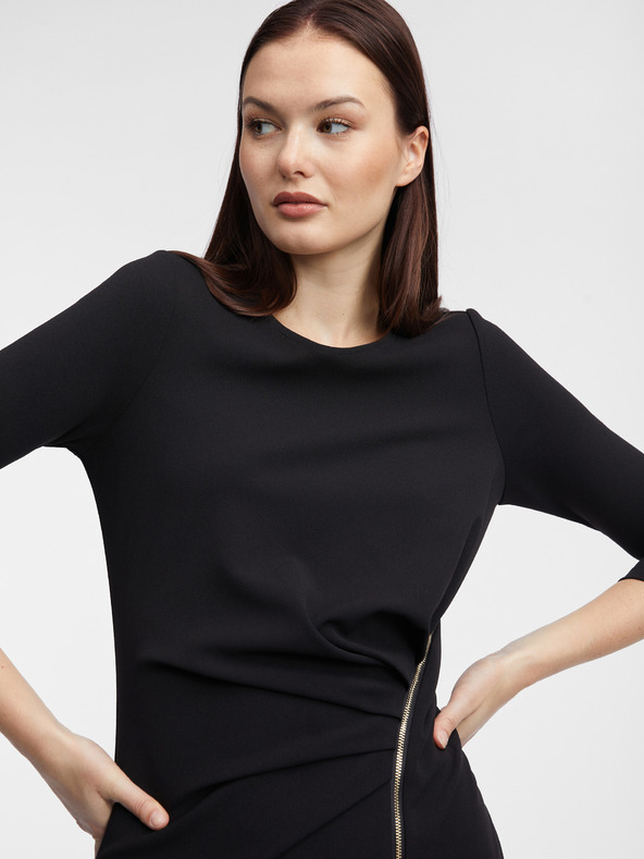 Orsay Crna ženska uska haljina ORSAY