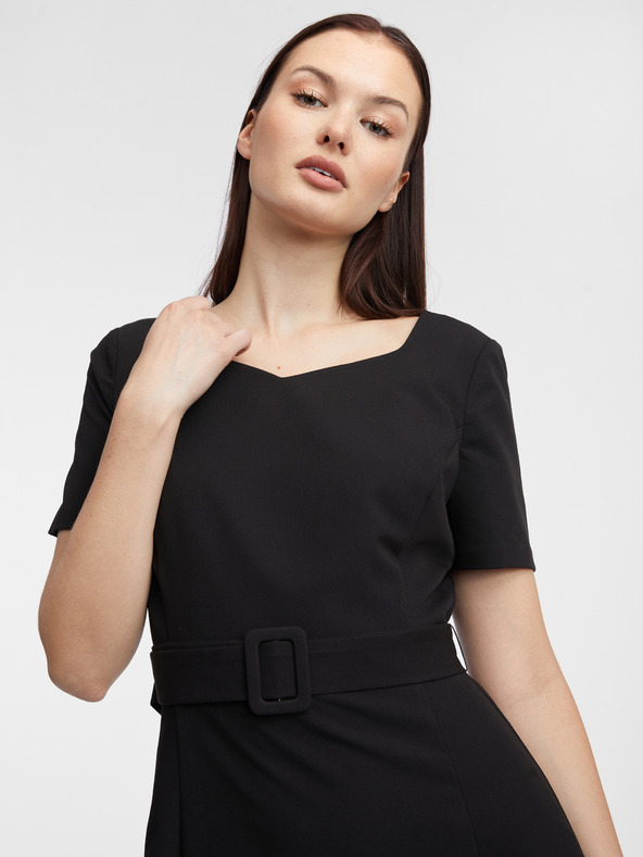 Orsay Crna ženska haljina ORSAY