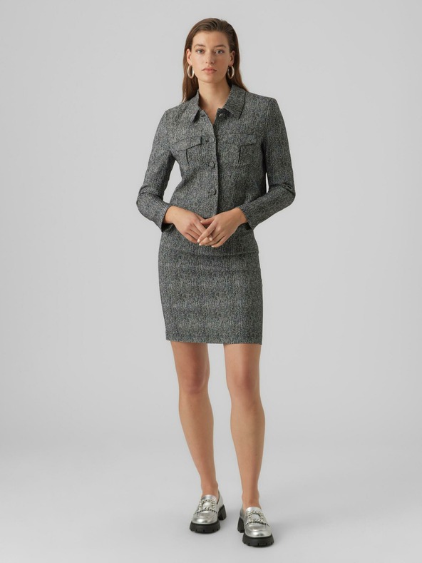 AWARE by VERO MODA Siva ženska jakna s uzorkom AWARE by VERO MODA Gracelynn