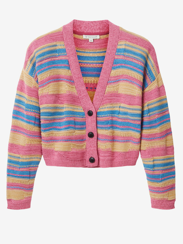 Tom Tailor Tom Tailor ružičasti prugasti pulover za žene