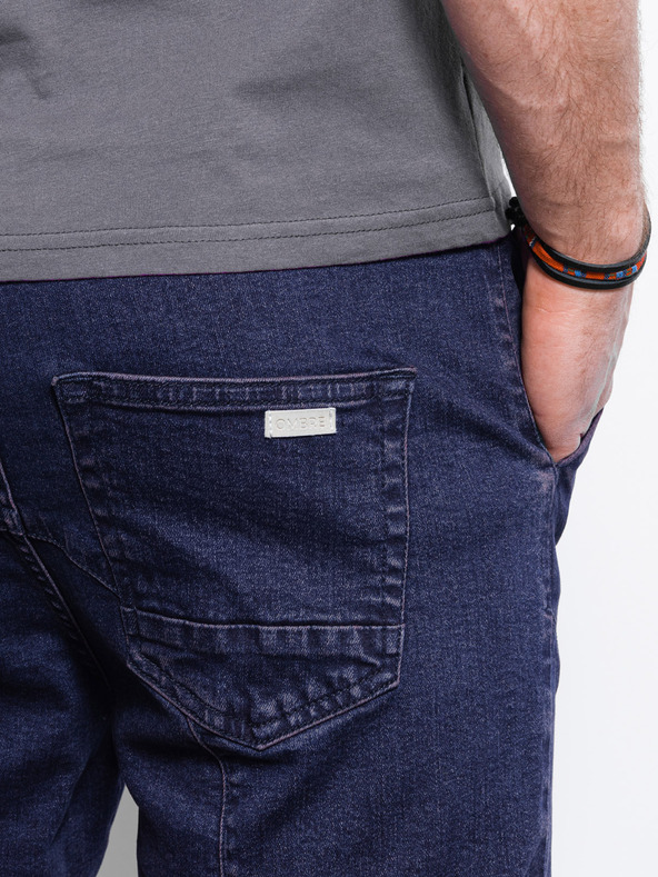 Ombre Clothing Ljubičasta Ombre odjeća, muške traper kratke hlače W361