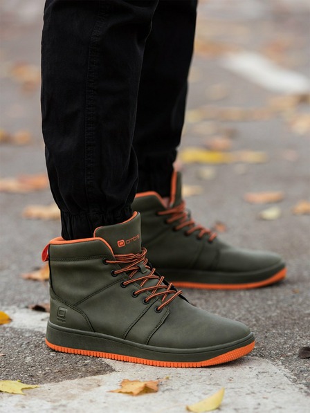 Ombre Clothing Kaki muške gležnjače T311