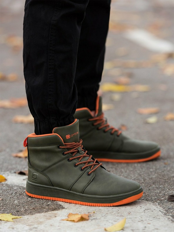 Ombre Clothing Kaki muške gležnjače T311