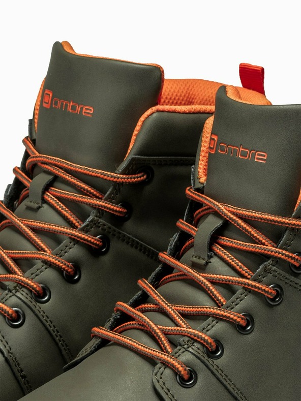 Ombre Clothing Kaki muške gležnjače T311