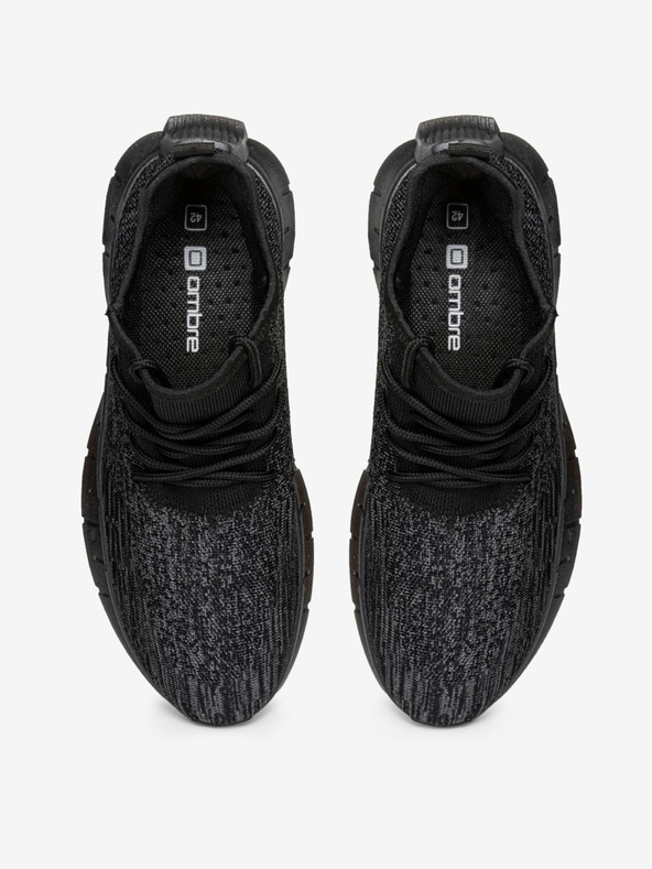 Ombre Clothing Crne muške tigraste tenisice Ombre Clothing