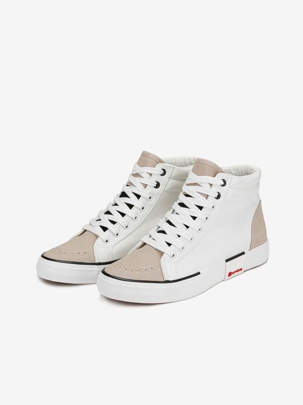 Ombre Clothing Bež-bijele muške tenisice cipele Ombre Clothing T376